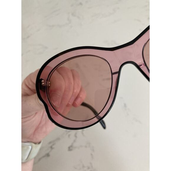 Emilio Pucci EP221 74S Pink Cat Eye Plastic Sunglasses Frame Pucci Summer